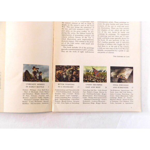 Great Battles Of The Civil War By Life Editors Vintage 1961 Historical Softcover - Picture 4 of 5